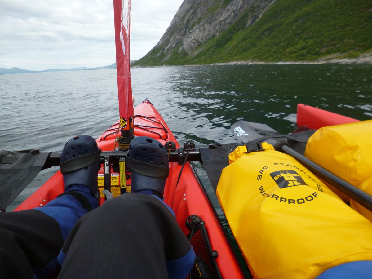 Midnight Sun in Hobie kayaks Sommarøy Tromsø - Image 5