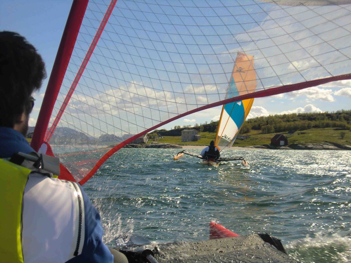Sortie 1/2 journée en Hobie kayak à voile ou kayak de randonnée, Sommarøy Tromsø – Image 14