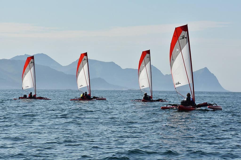 Sortie 1/2 journée en Hobie kayak à voile ou kayak de randonnée, Sommarøy Tromsø – Image 12