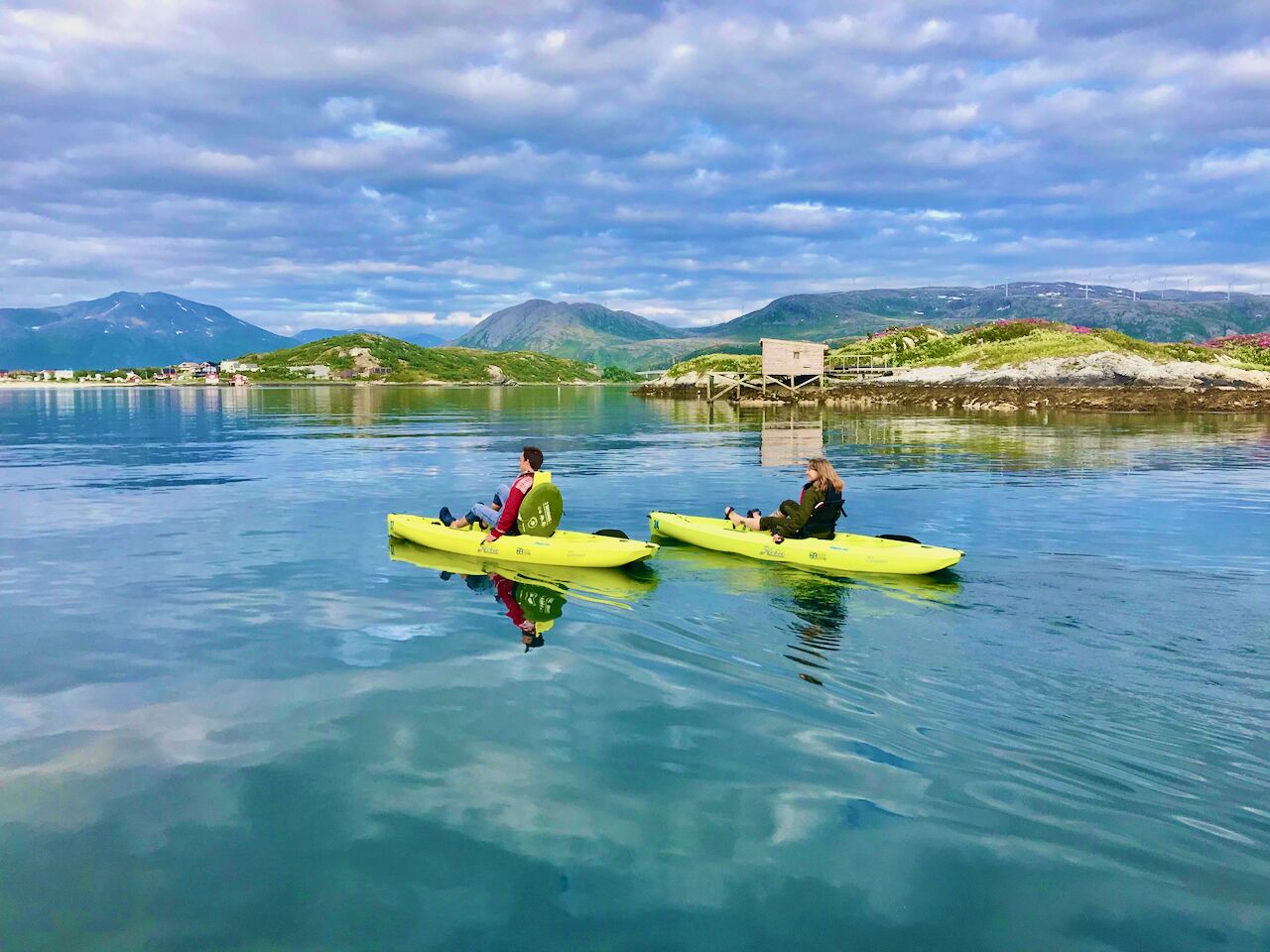 Half-day guided kayak trip Sommarøy archipelago, Tromsø